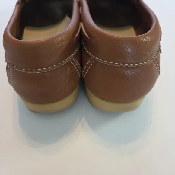 SAS Women's Tan Leather Loafers - Picture 4 of 12